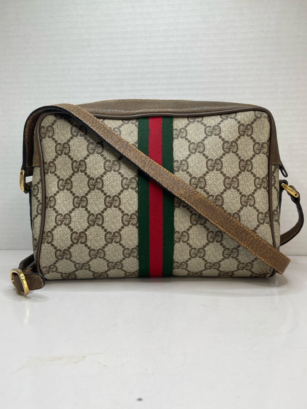 Gucci Ophidia GG Supreme Web Sherry Line shoulder bag - Picture 3 of 16
